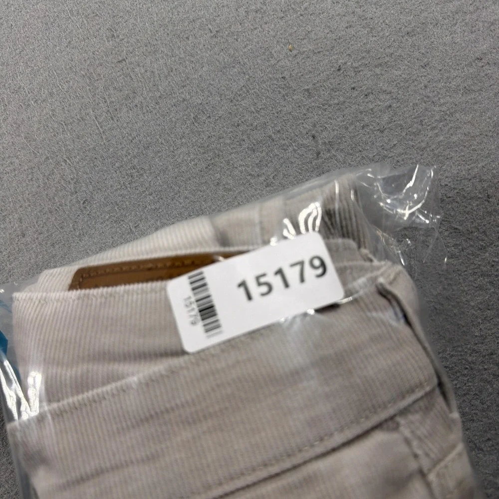 Levis Premium 511 Pants Mens 33x32 Beige Corduroy Slim Tapered 5 Pocket Casual